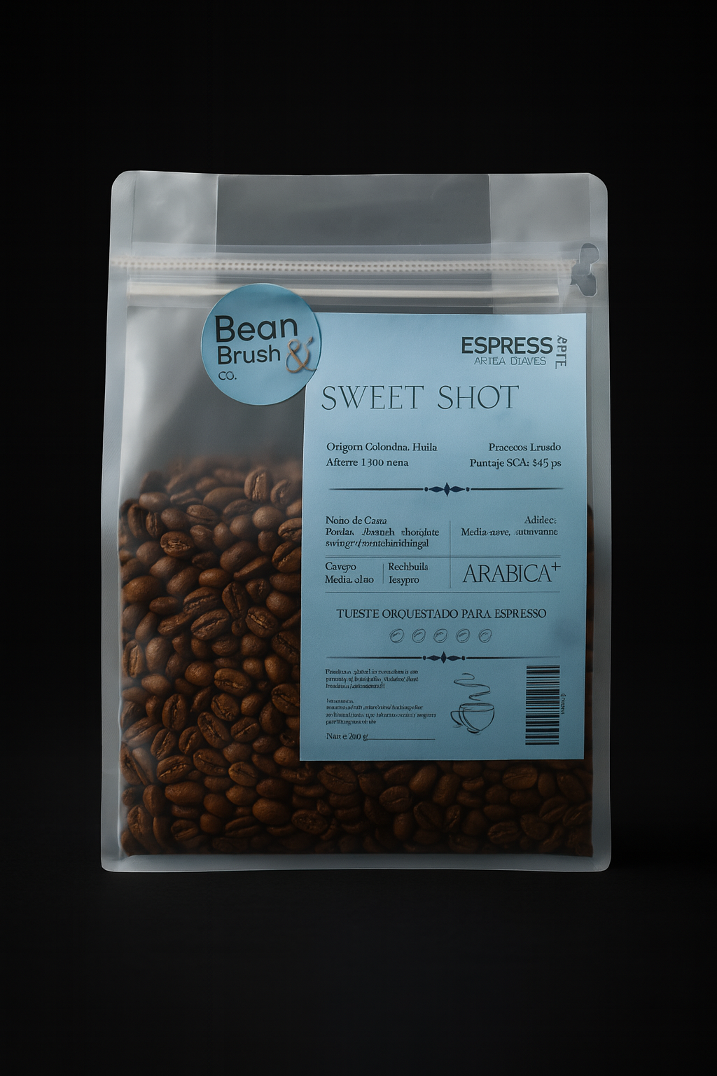 EspressArte Sweet Shot – Café de especialidad para espresso (Colombia, Huila, 84,5 pts SCA)
