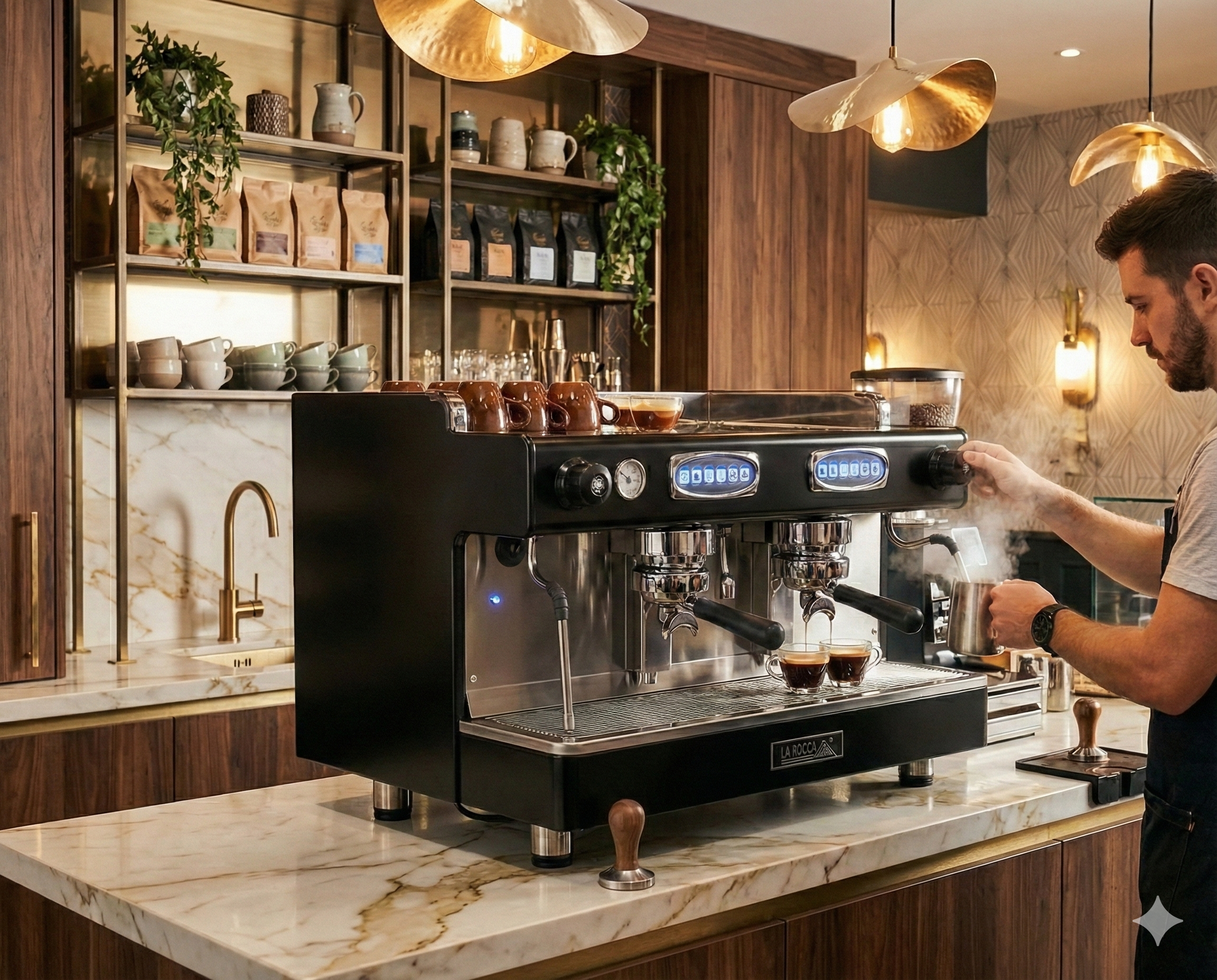 Máquina Espresso Profesional La Rocca Java Pro II – Compacta, Moderna y Ideal para Cafeterías en Crecimiento