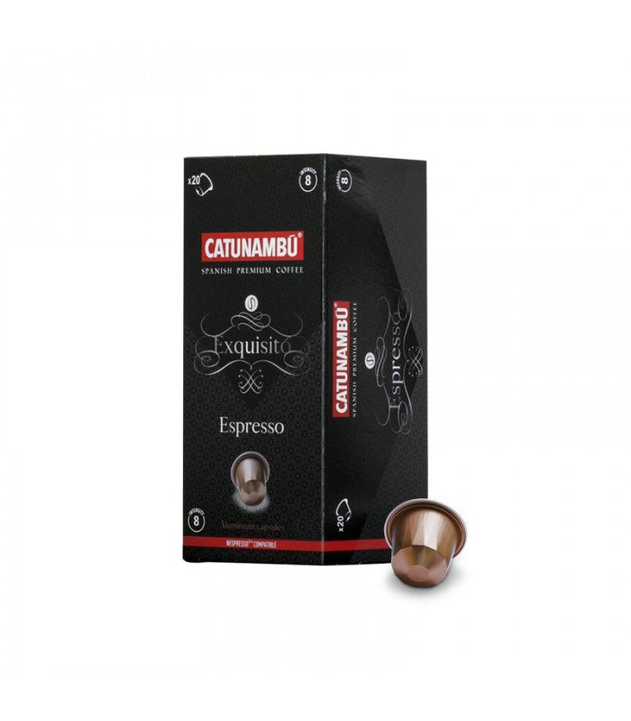 Cápsulas de Café Premium Ristretto y Espresso Catunambú - Compatibles con Nespresso